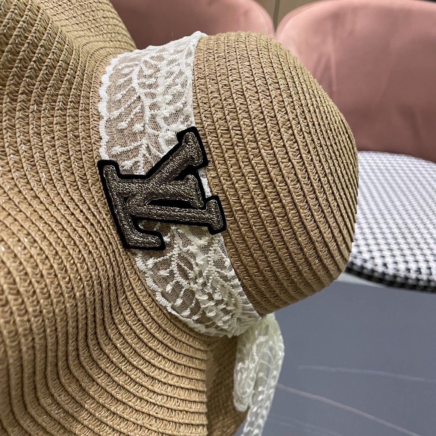 LV straw hat