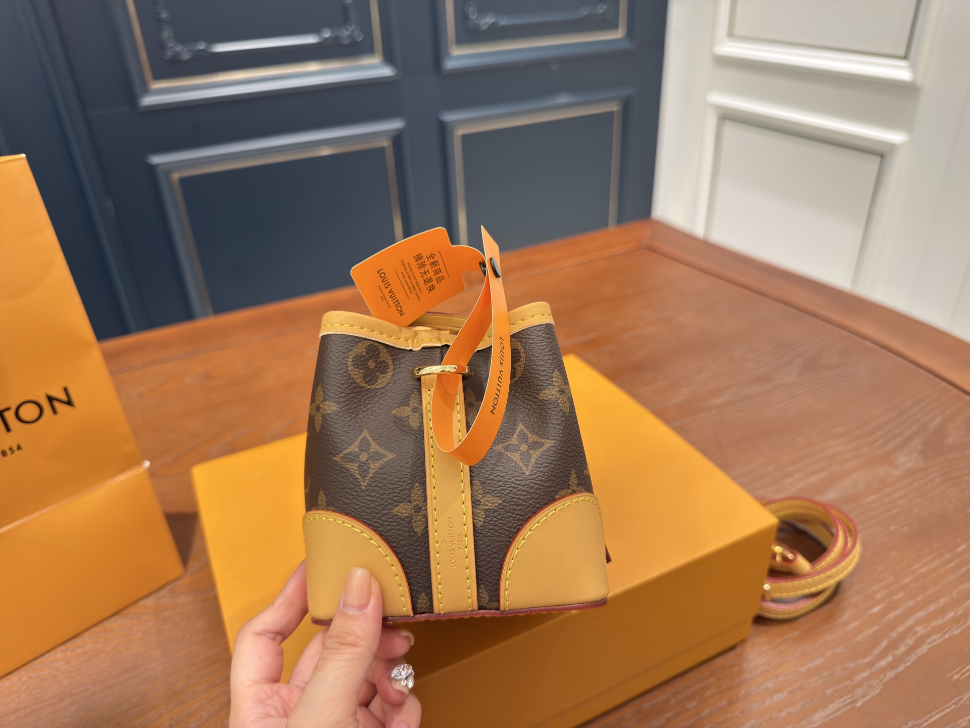 LV noe purse ramen dumplings bag