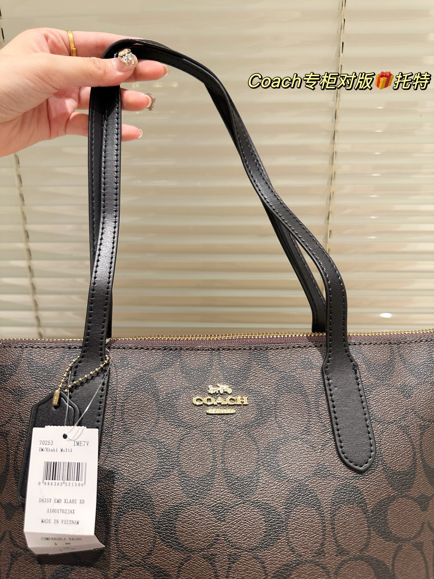 Coach Fiona Zip Tote 23 handbag