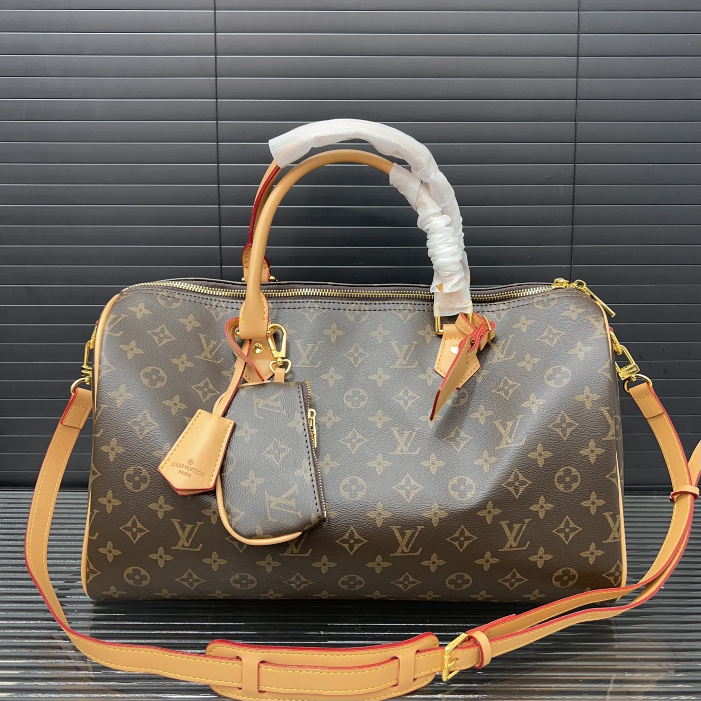 LV Louis Vuitton Speedy 40 Travel Bag Pillow Case shoulder bag