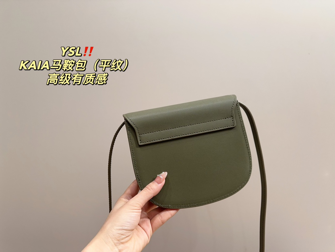 YSL KAIA saddle shoulder bag