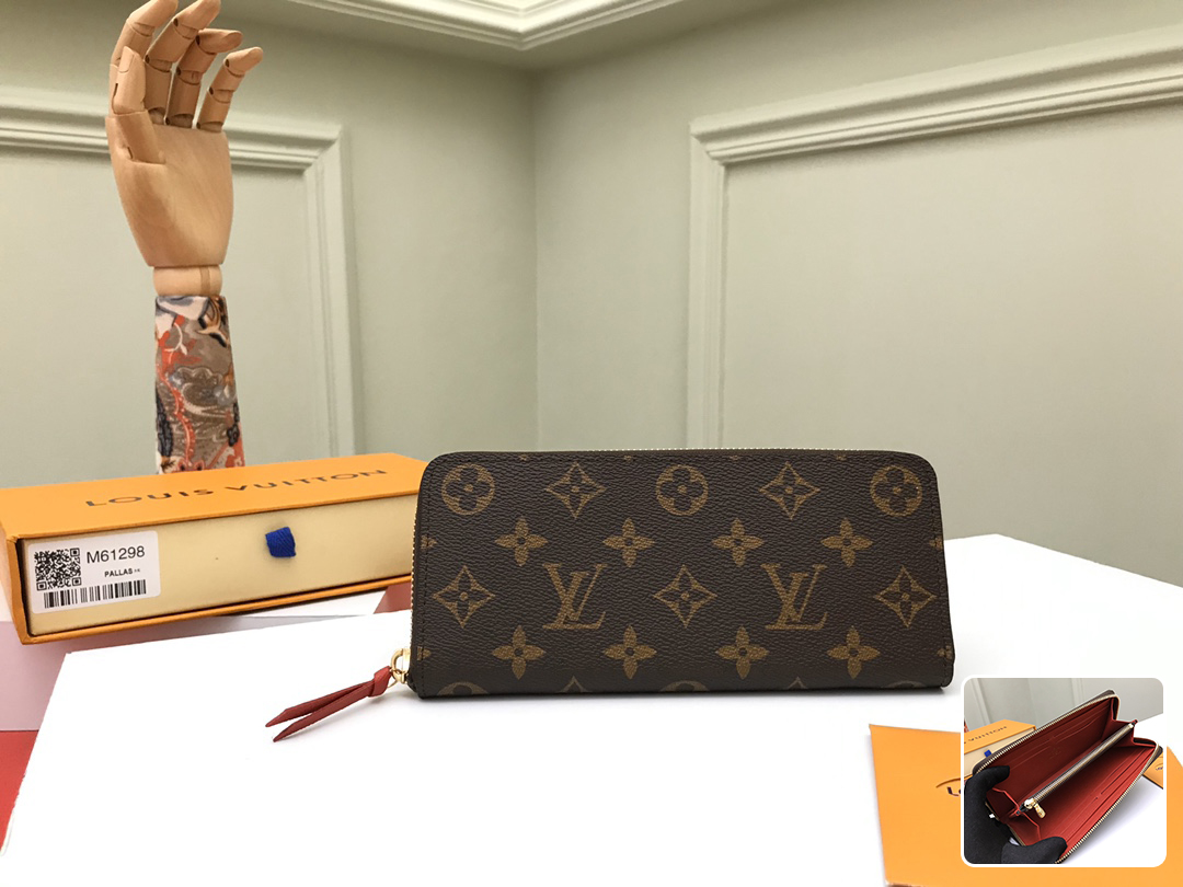 LV monogram Clemence wallet purse bag