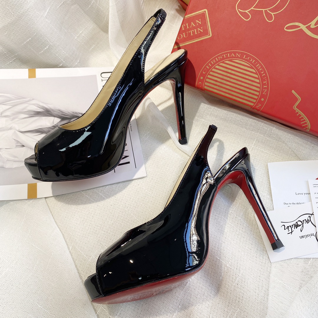 Christian Louboutin high-heeled shoes