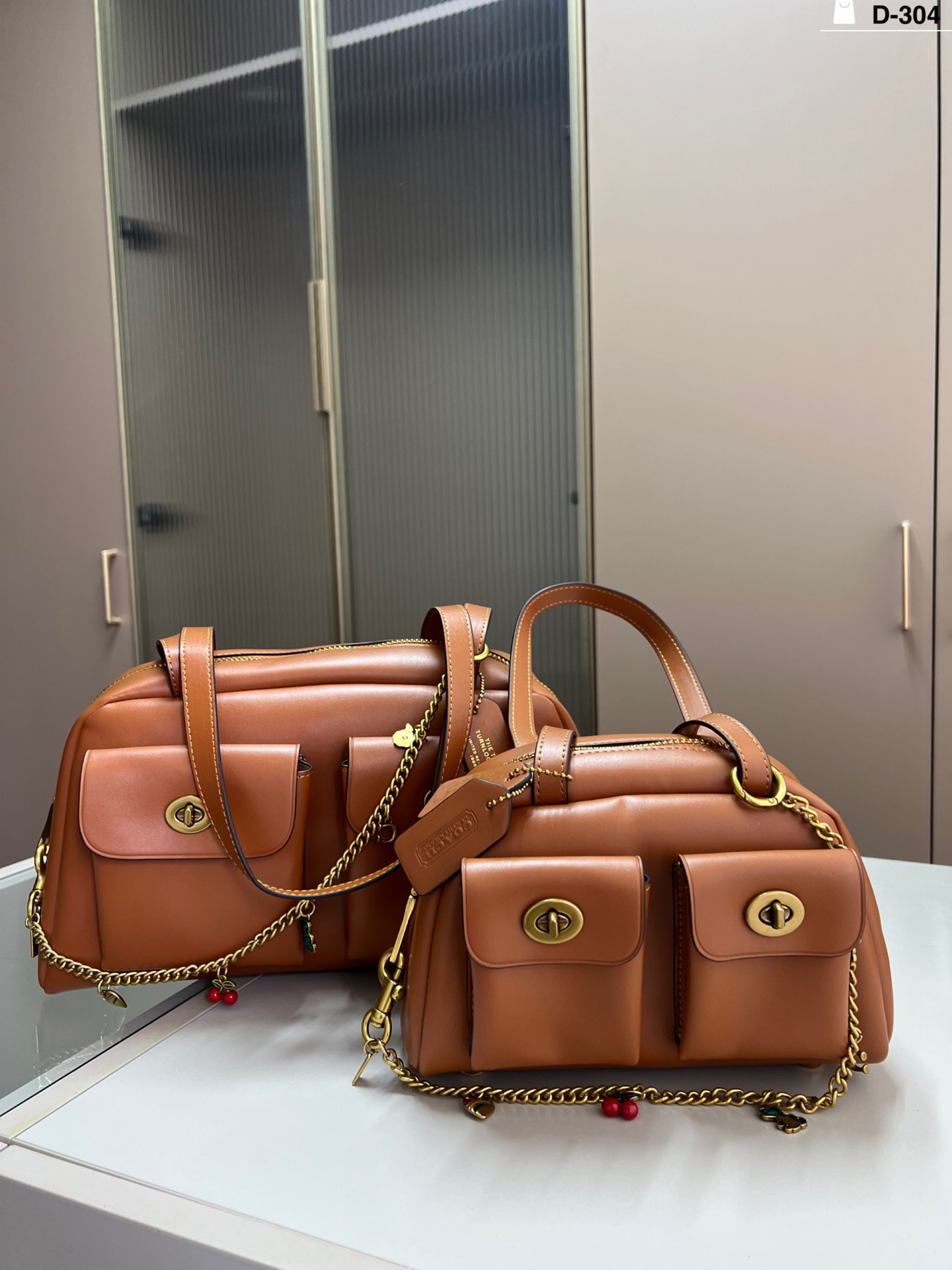 Coach Twin Trunlock Bag
