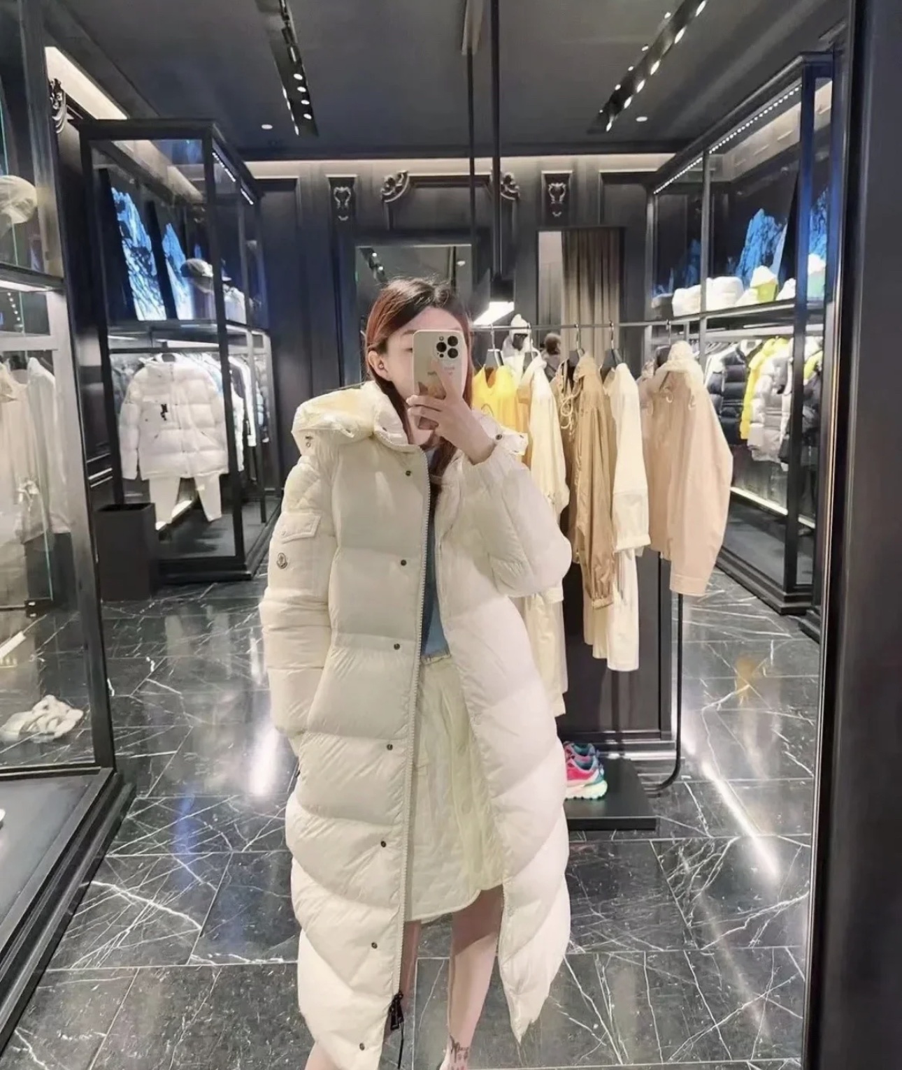 Moncler Cavettaz Long down jackets coats