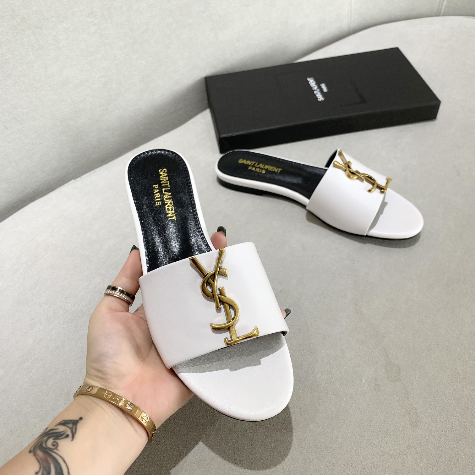 YSL slippers sandals