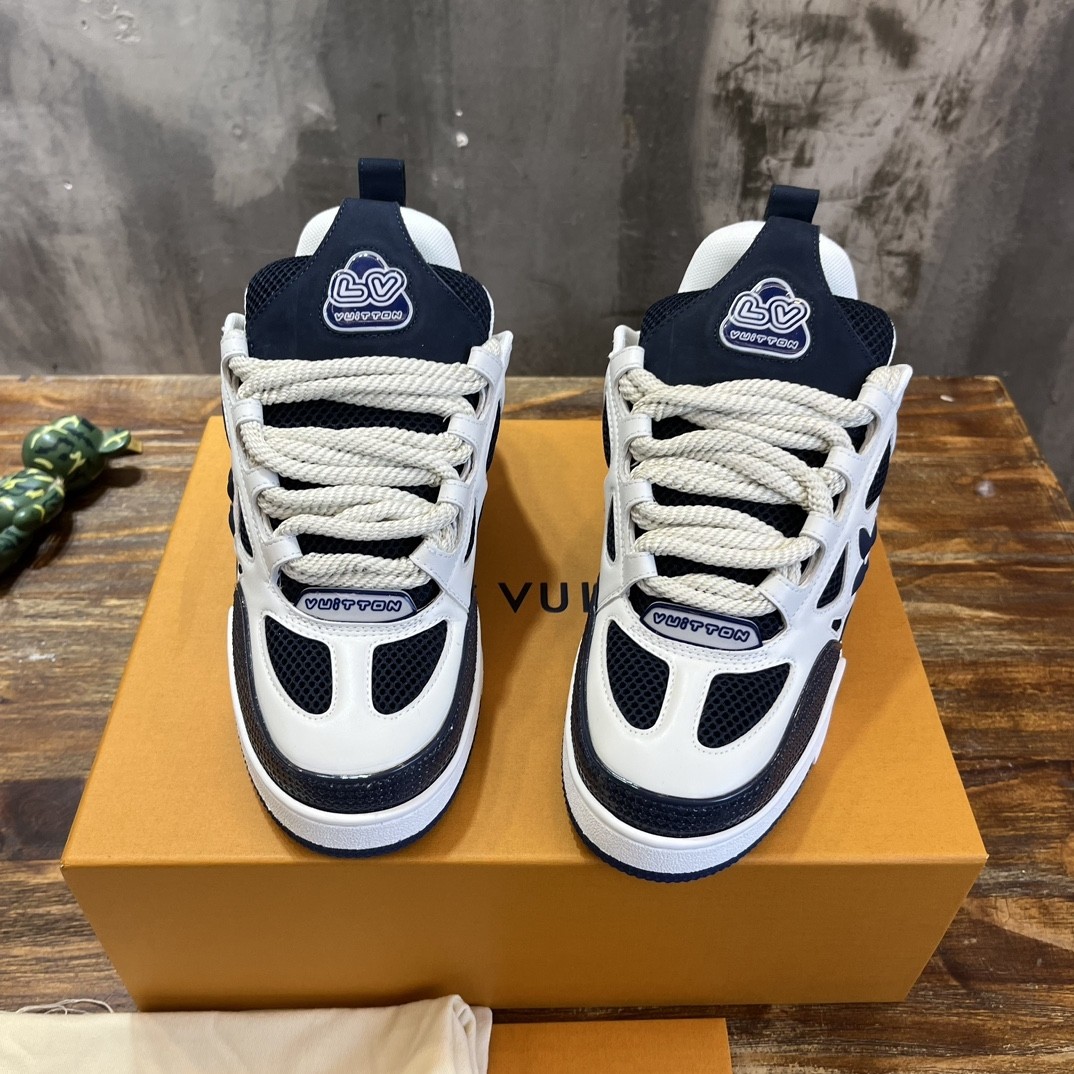 LV Trainer Sneakers  New trending skateboard shoes LOUIS VUITTON Trainer Sneaker
