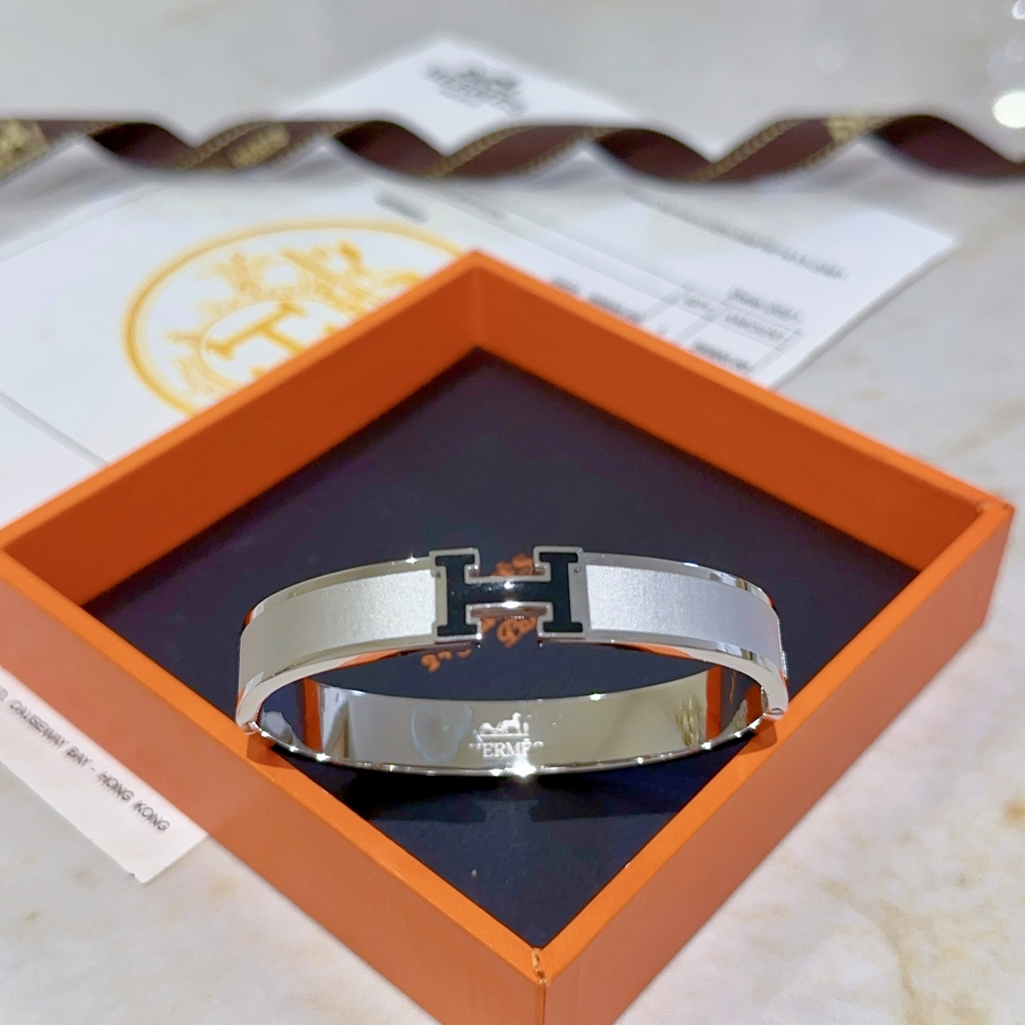 Hermes H bracelet