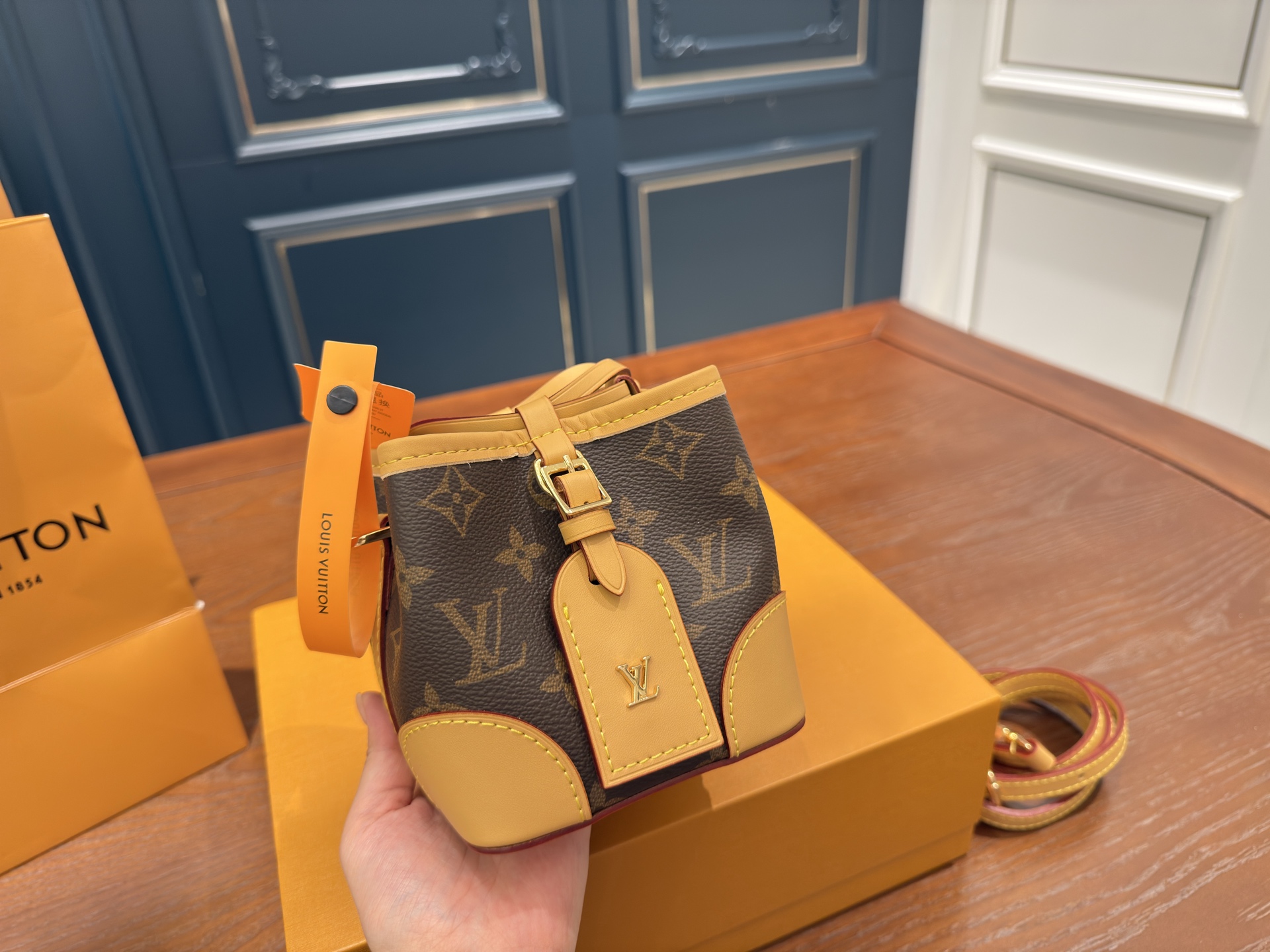 LV noe purse ramen dumplings bag