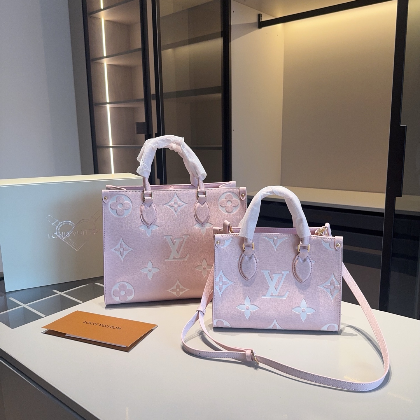 LV Strawberry Milk Print Collection shoulder bag