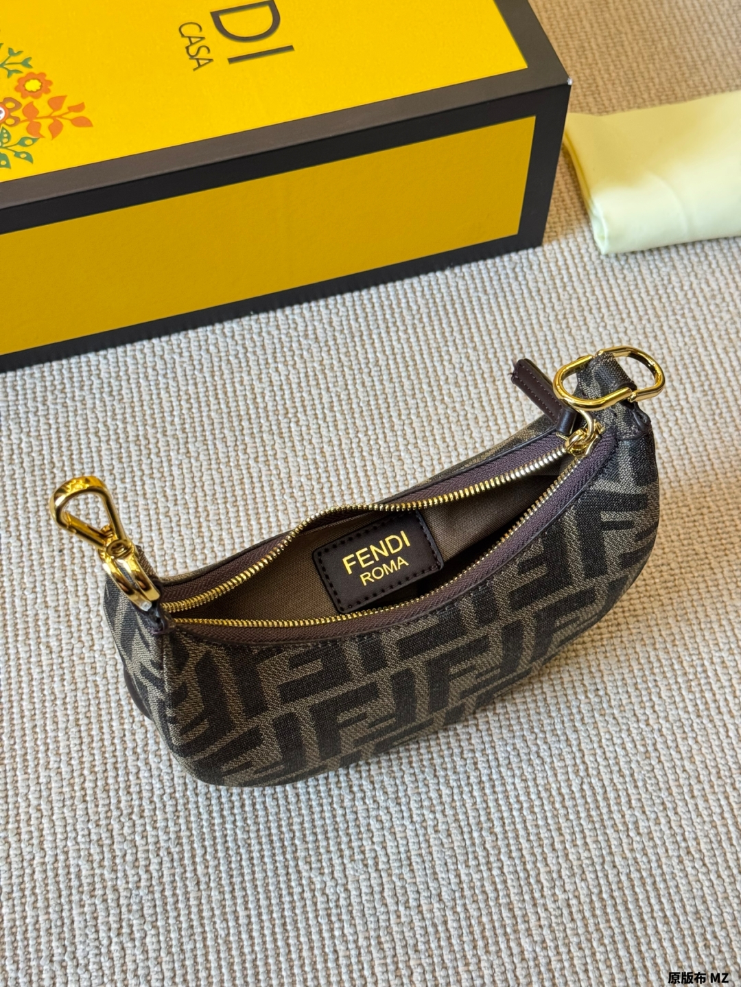 Fendi 2025 Fendigraphy Half Moon Bag