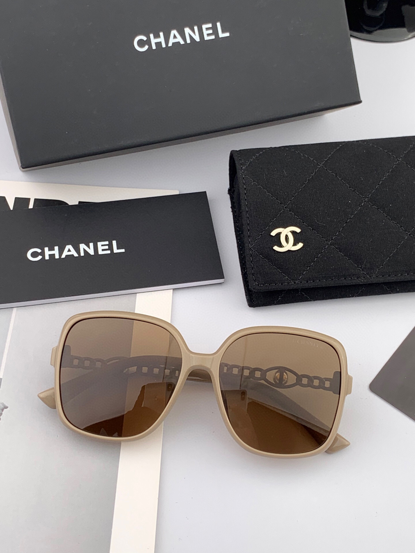 Chanel pearl sunglasses
