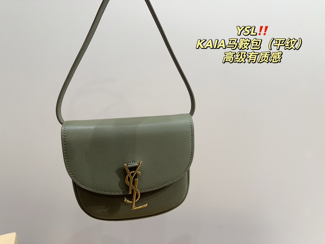 YSL KAIA saddle shoulder bag