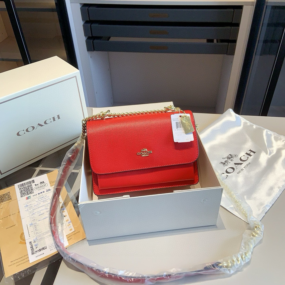 Coach chain crossbody shoulder bag