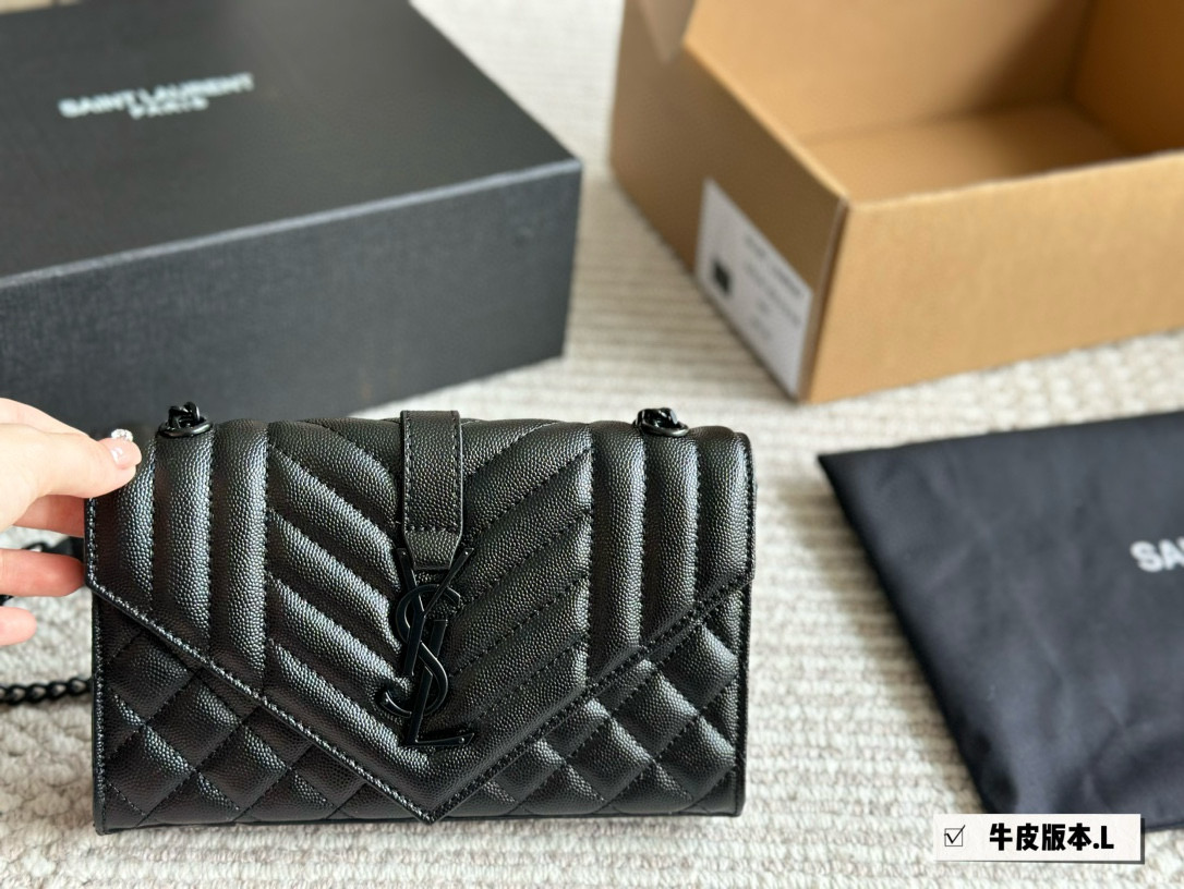 YSL caviar envelope