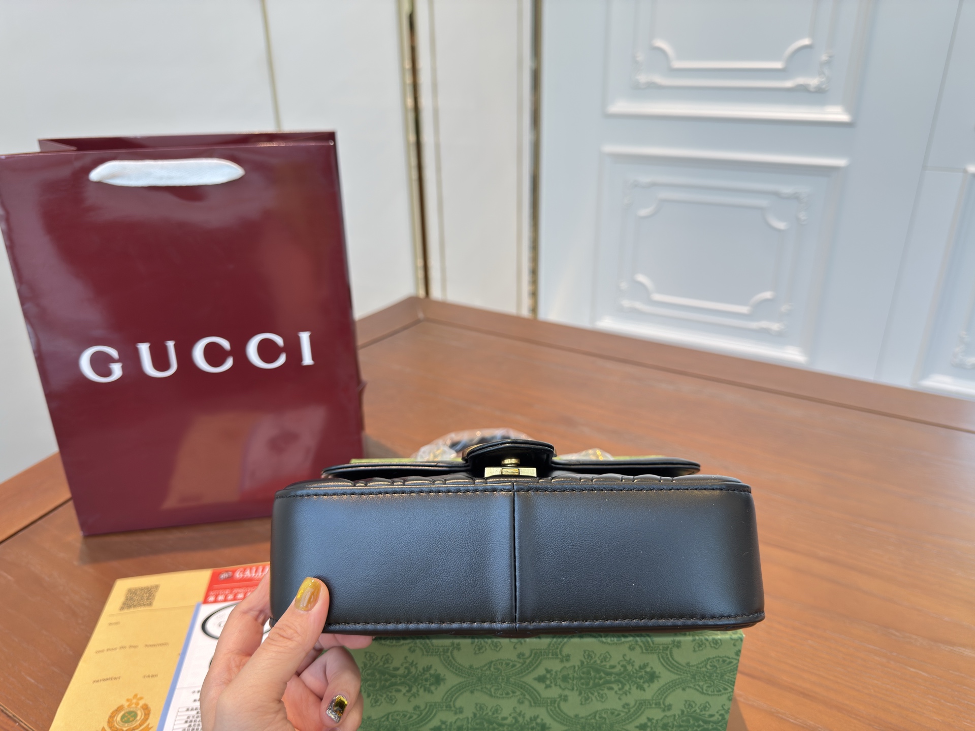 Gucci classic all-match Marmont shoulder bag crossbody bag women's bag