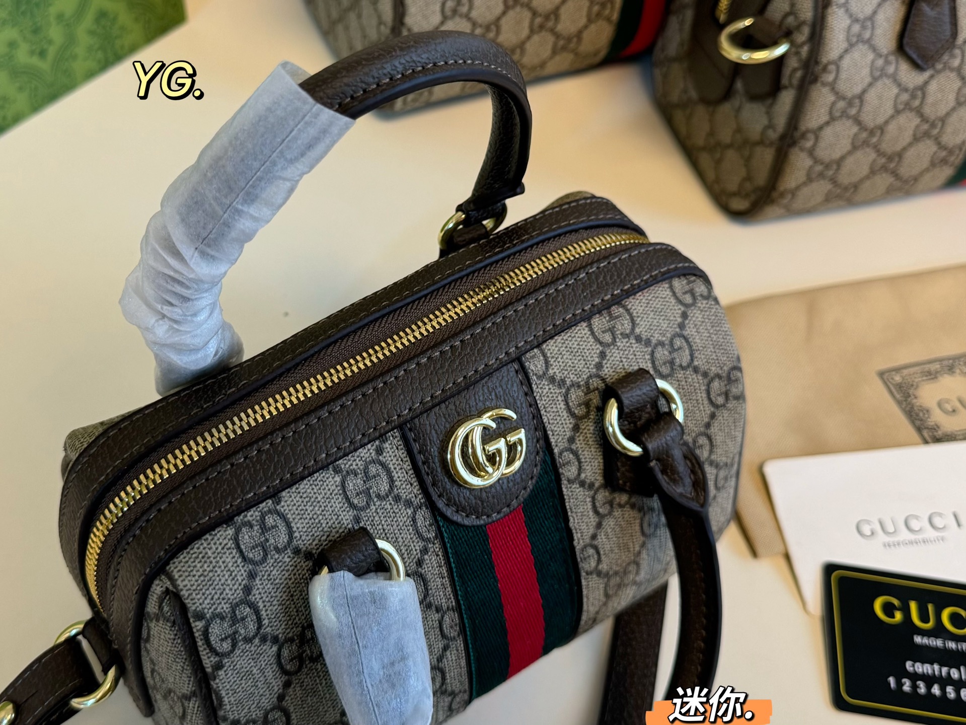 Gucci ophidia boston pillow bag
