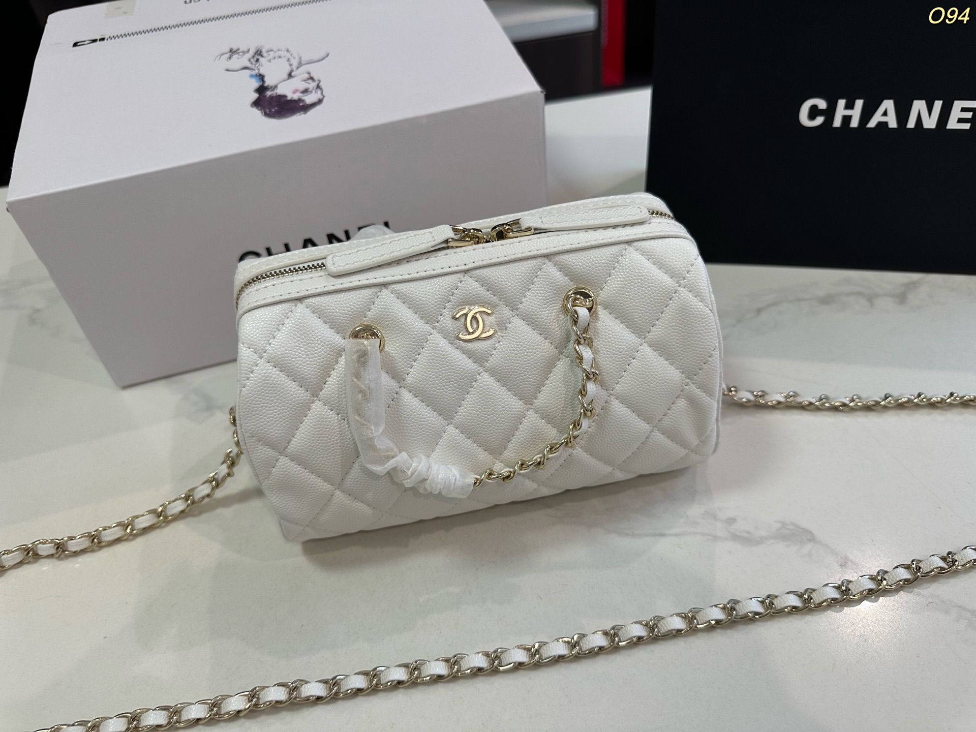 Chanel Boston Chanel 25P bowling bag