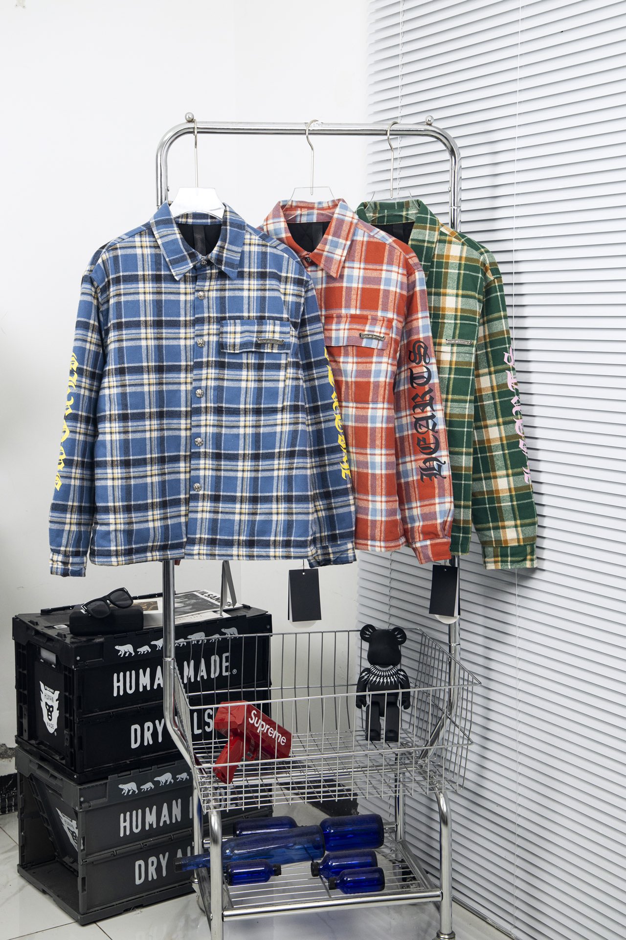 CH Chrome Hearts Plaid Jacket in Cotton Fabric