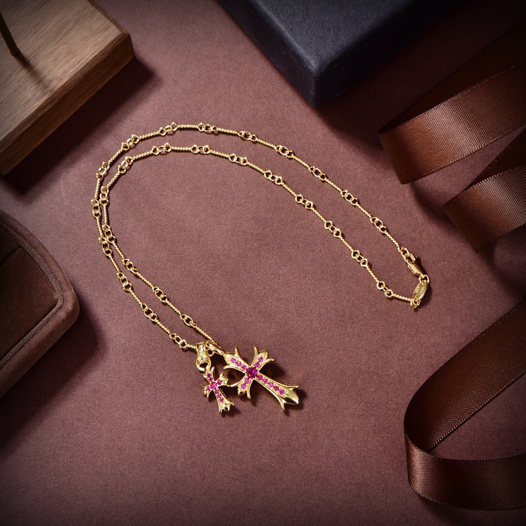 Chrome hearts cross necklace