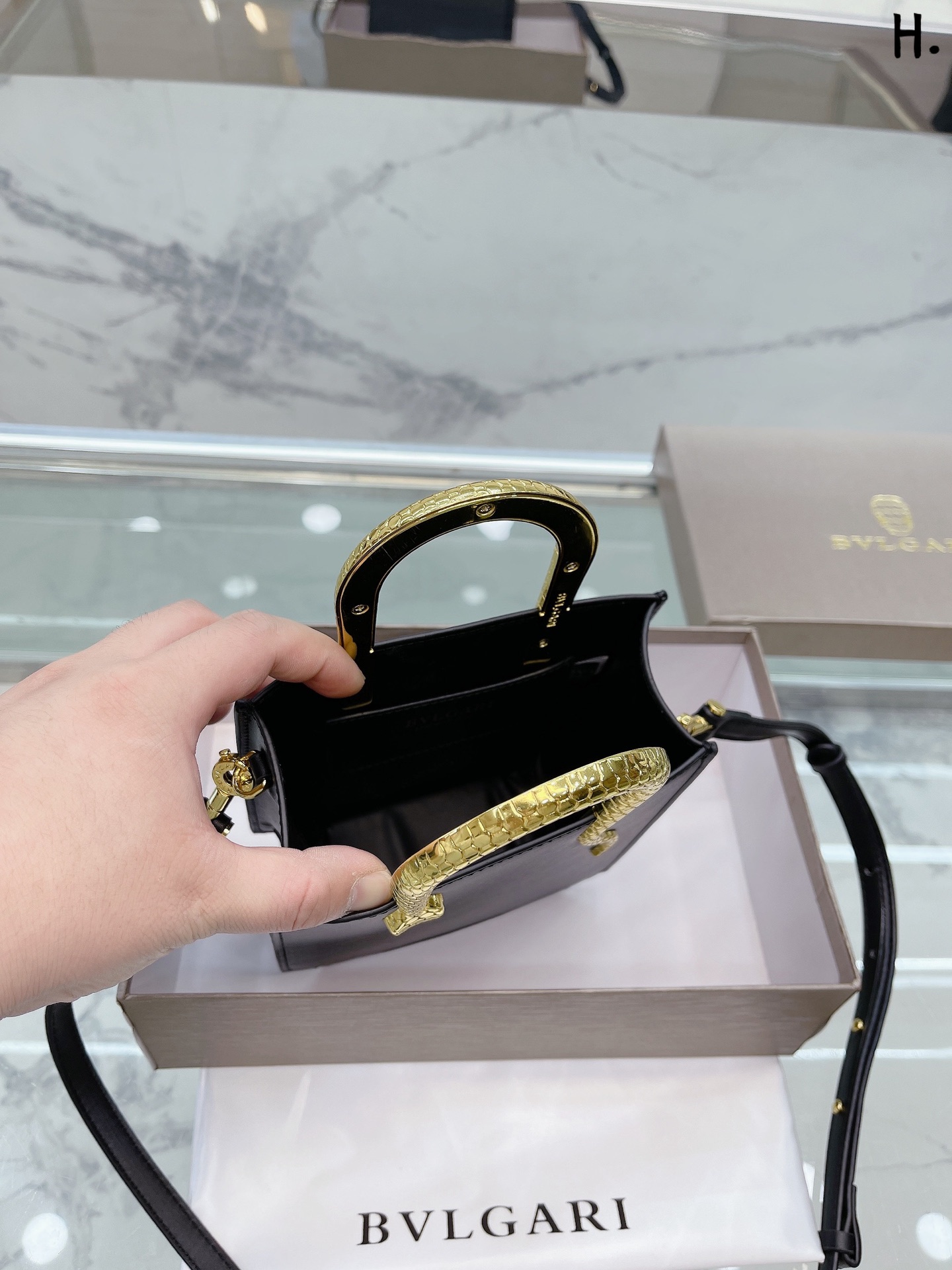 Bvlgari SERPENTINE POUCH handbag shoulder bag