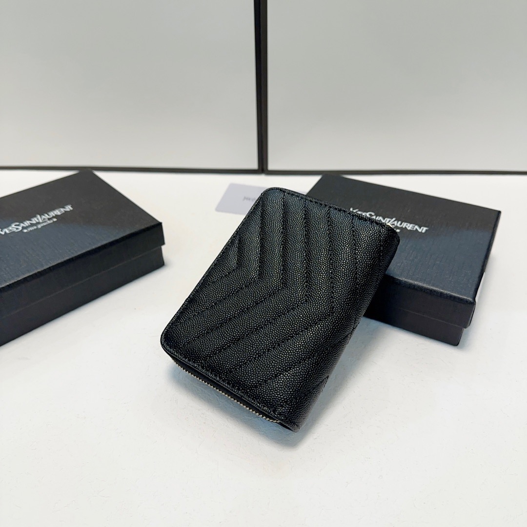 YSL Saint Laurent Bestselling Leather Wallet Classic