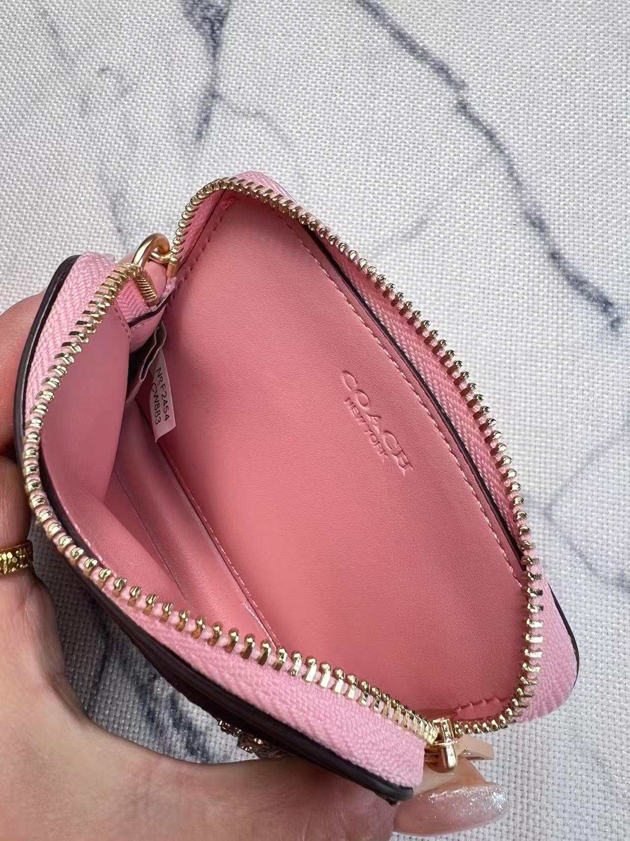 Coach chain small card case