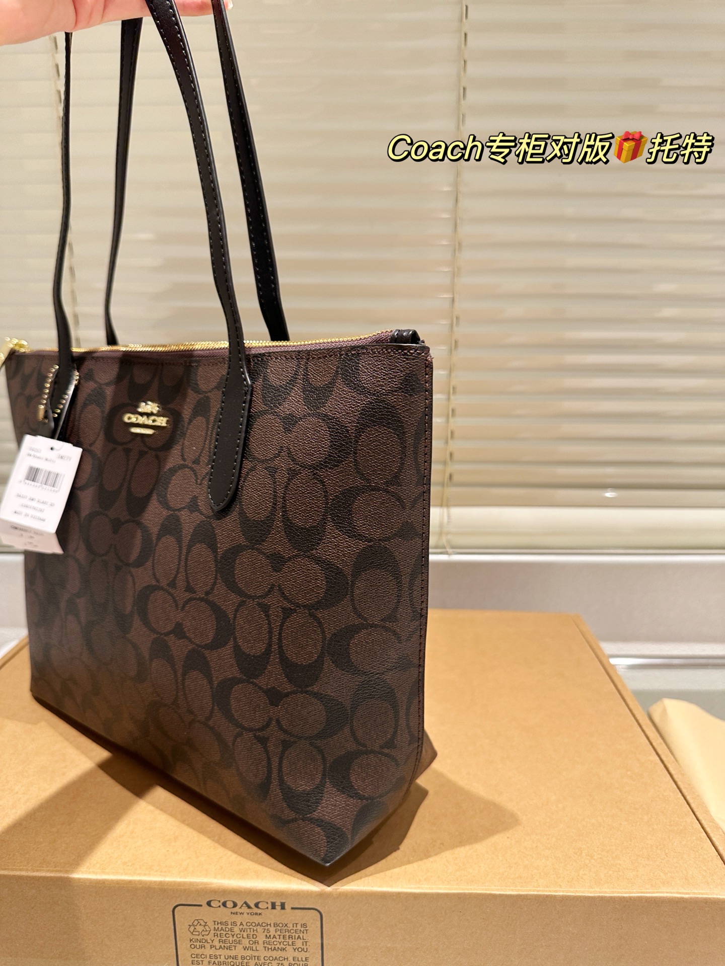 Coach Fiona Zip Tote 23 handbag