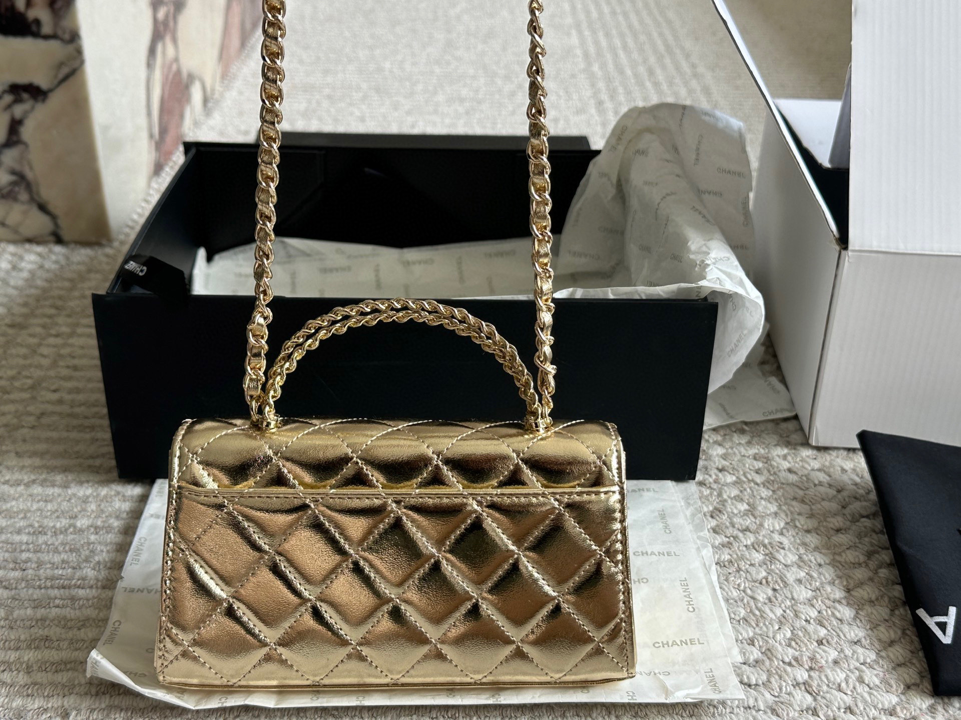 Chanel 23 Kelly phone shoulder bag