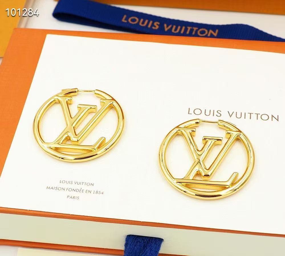 LV Letter Earrings
