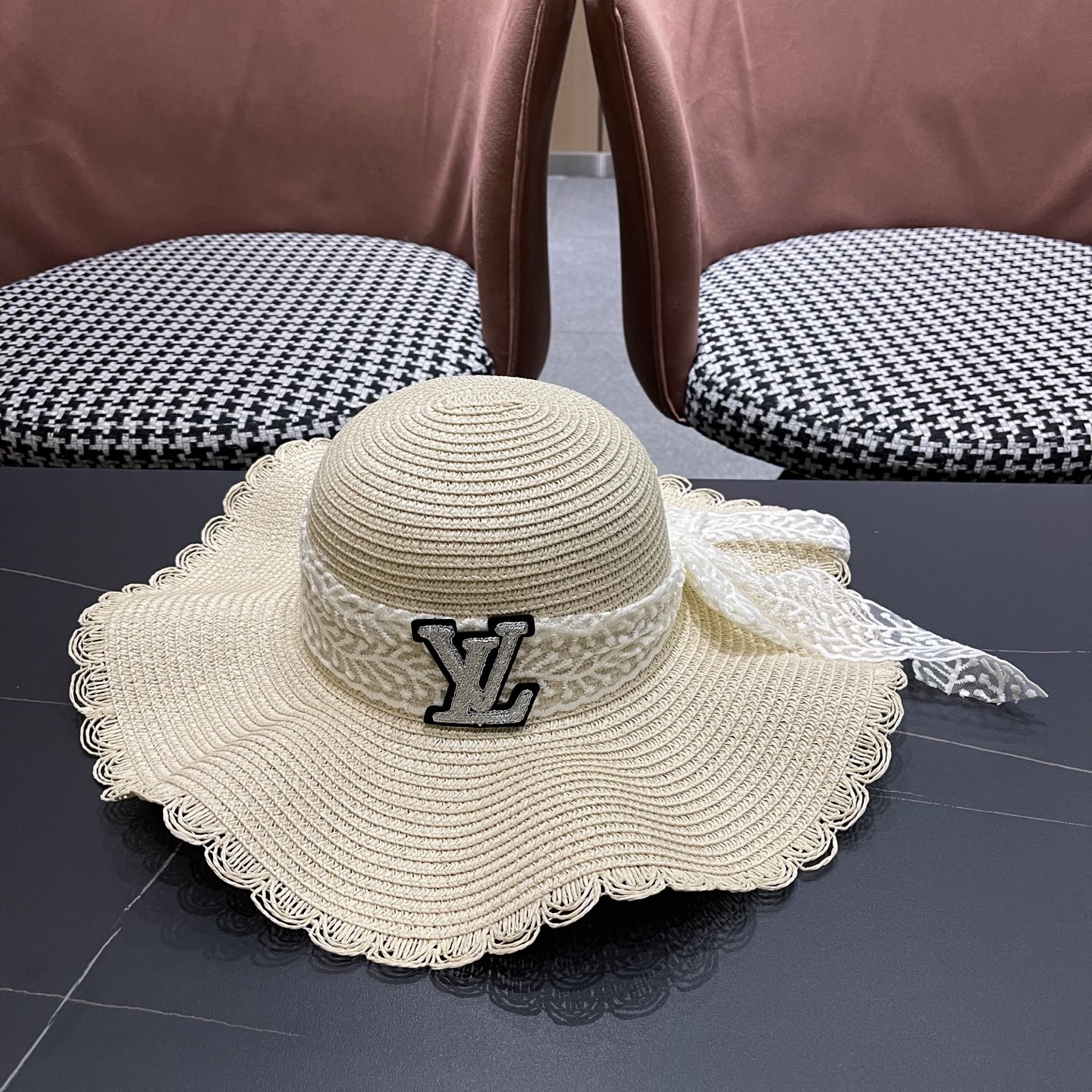 LV straw hat