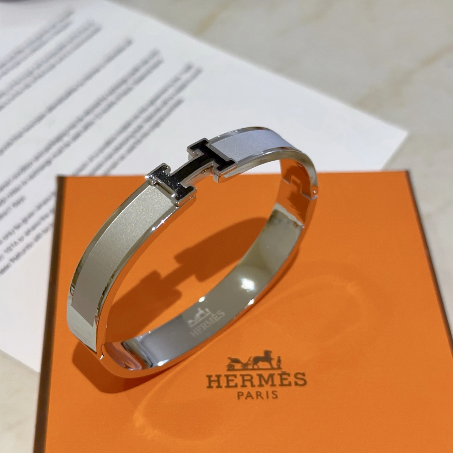 Hermes H bracelet