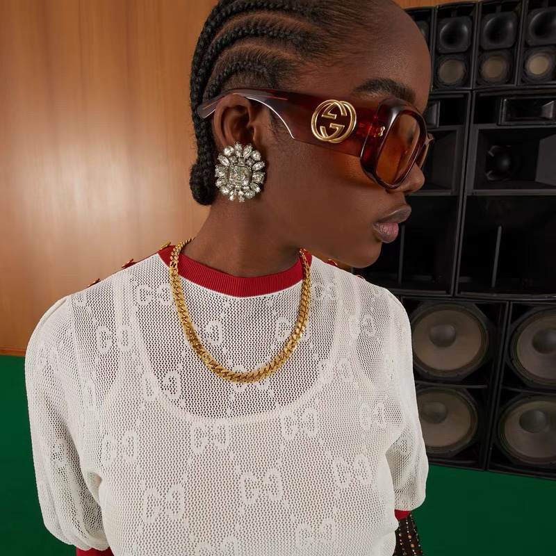 Gucci  Interlocking Double G Necklace