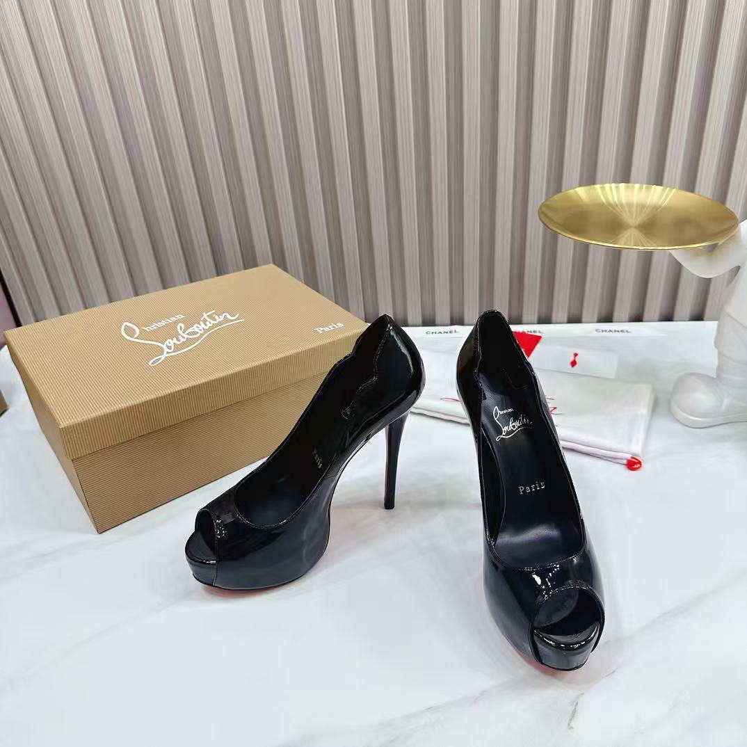 CL thick-soled high heels