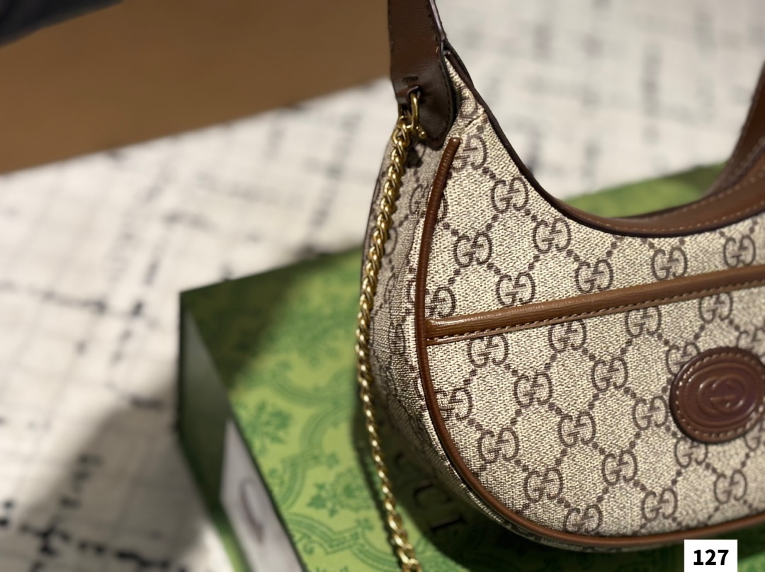 Gucci Ophidia crescent-shaped underarm bag