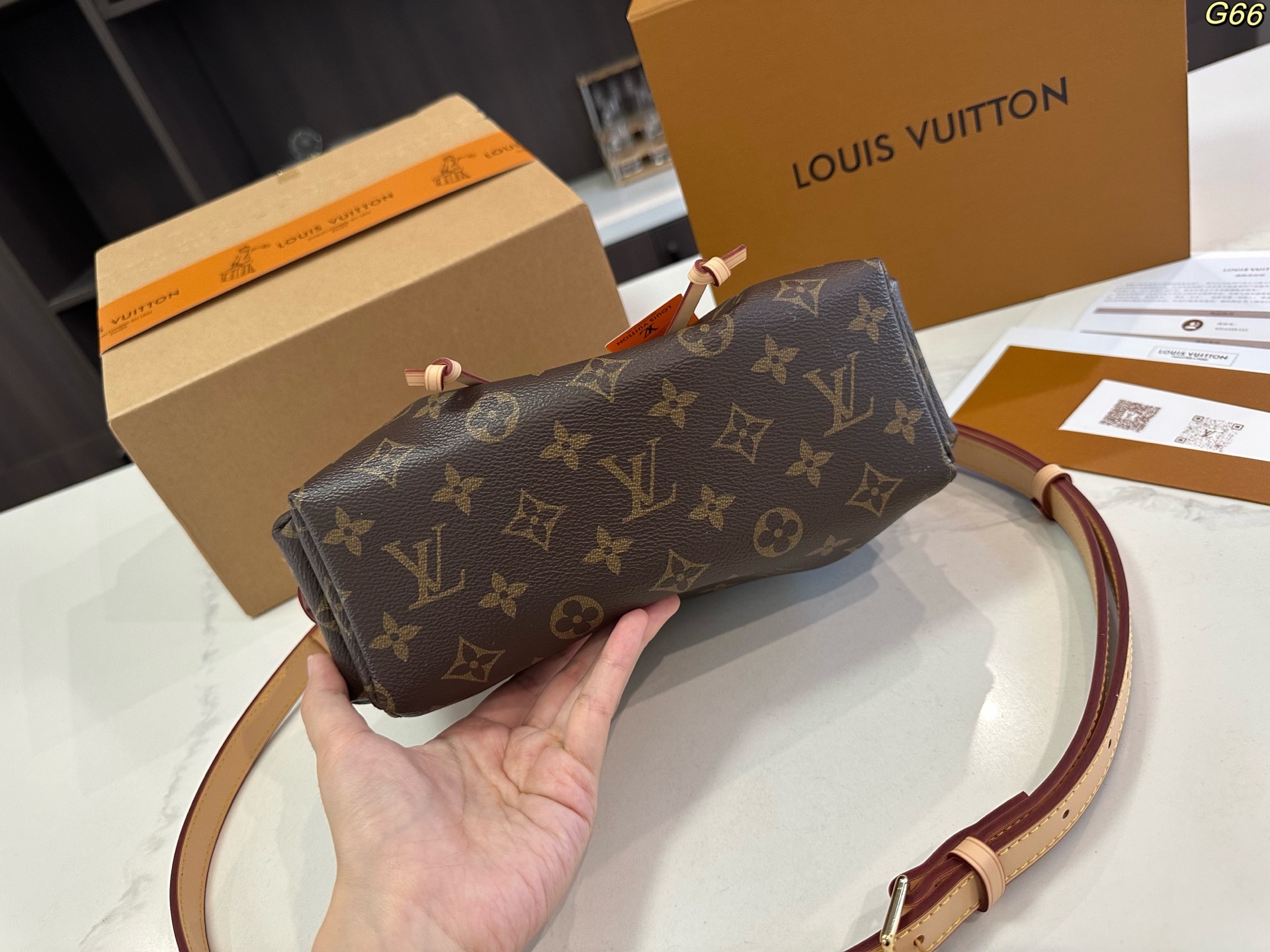 LV Louis Vuitton ODYSSEE lady's flip-top shoulder bag