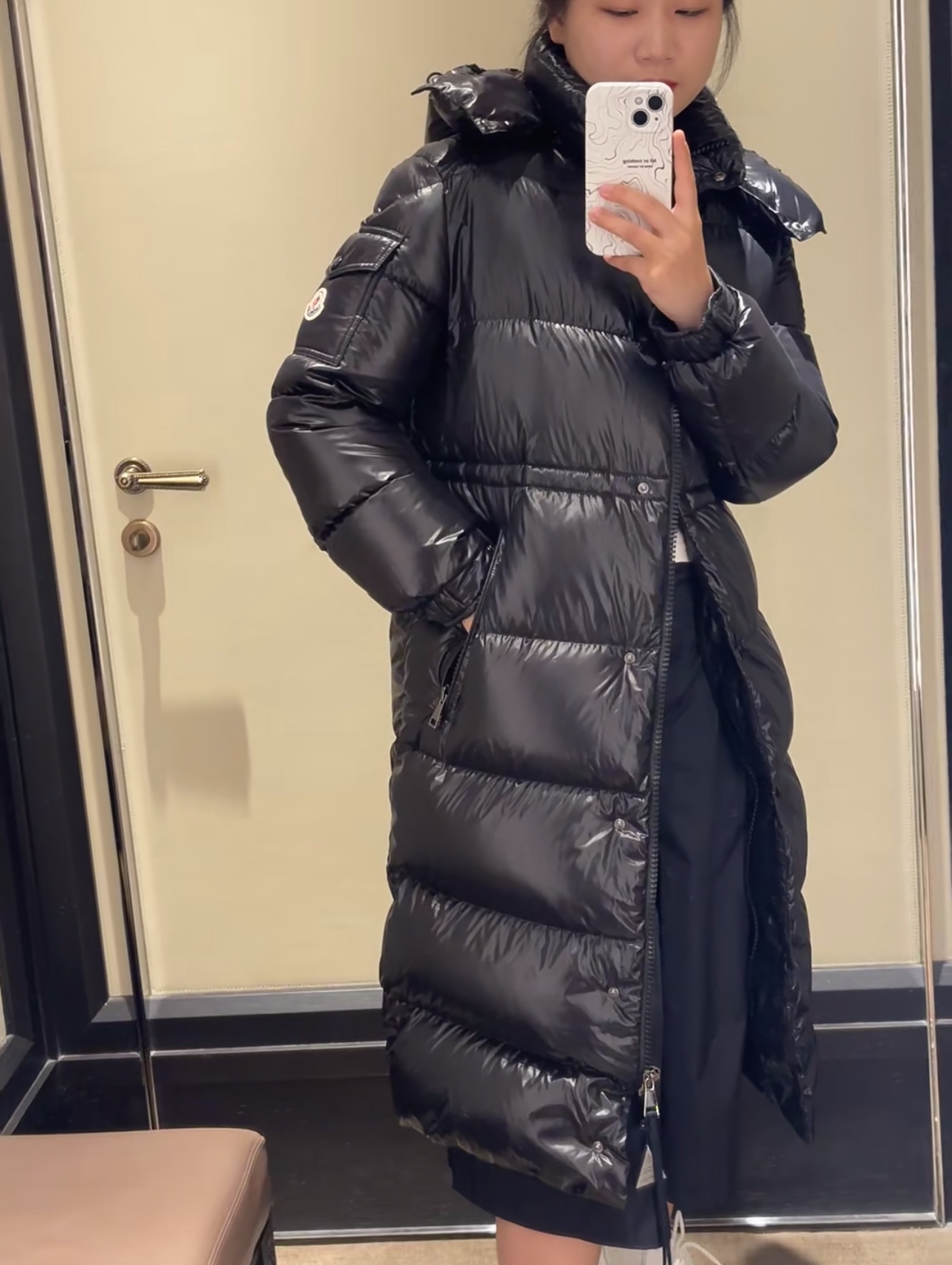 Moncler Cavettaz Long down jackets coats