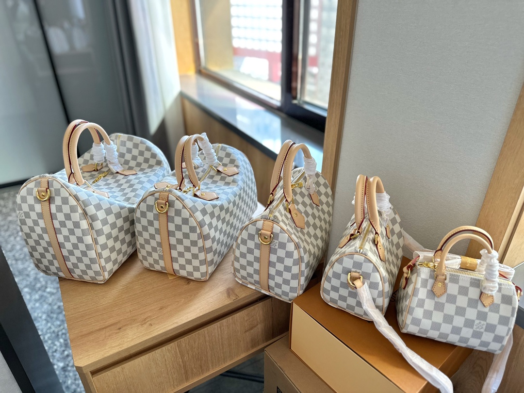 LV Checkered Pillowcase Bag NANO SPEEDY Handbag Monogram Bag