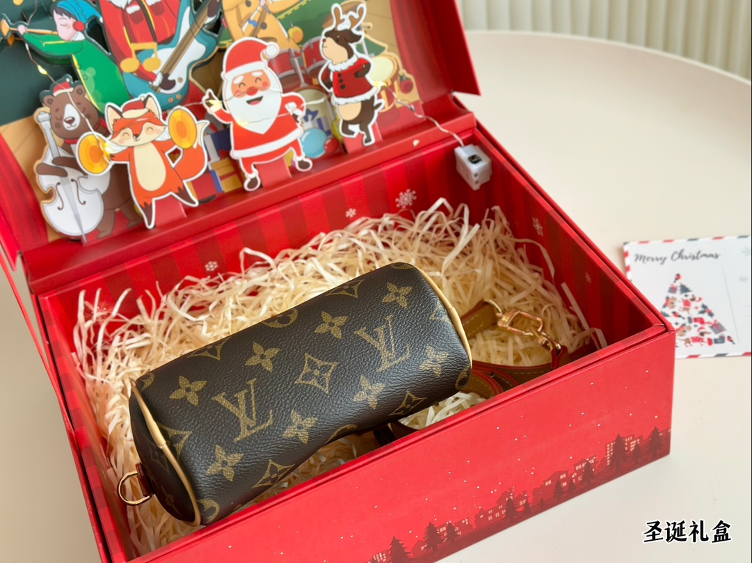 LV Christmas Nano Pillow Case