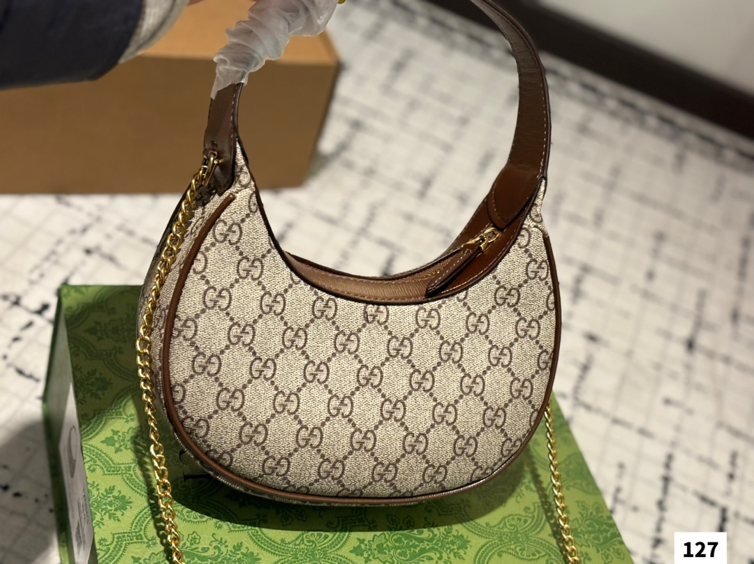 Gucci Ophidia crescent-shaped underarm bag