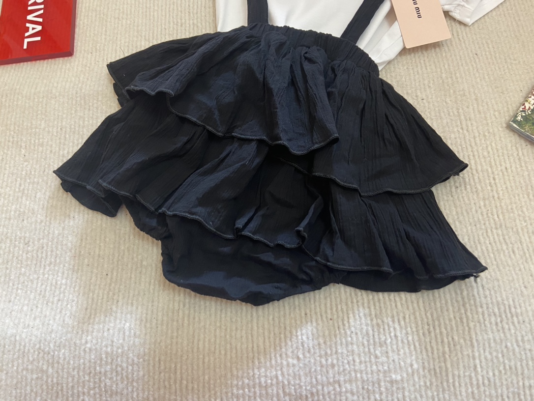 Children's Clothing MiuMiu high-end girls' romper set