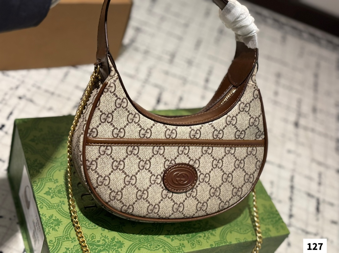 Gucci Ophidia crescent-shaped underarm bag