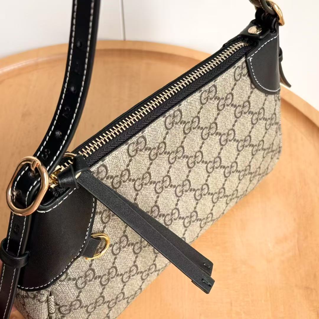 Gucci emblem underarm bag