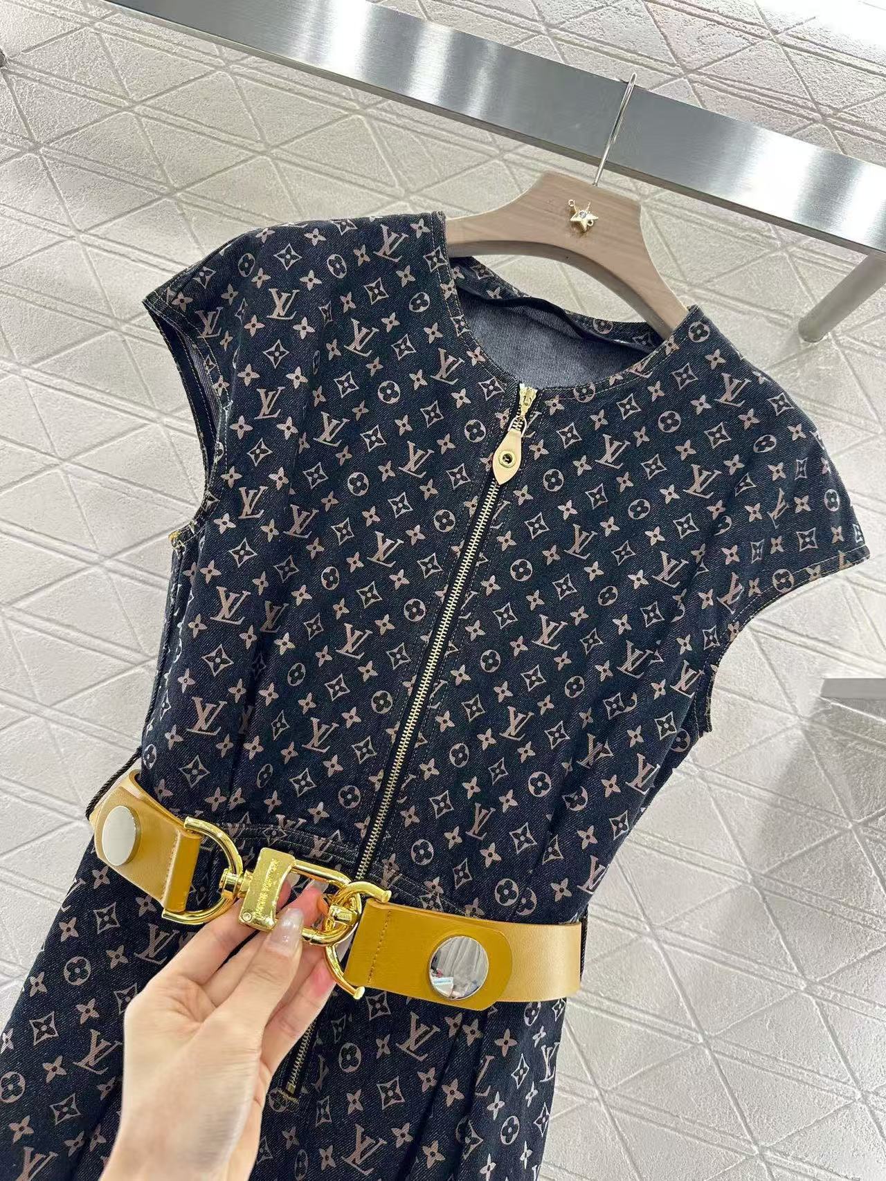 LV denim dress
