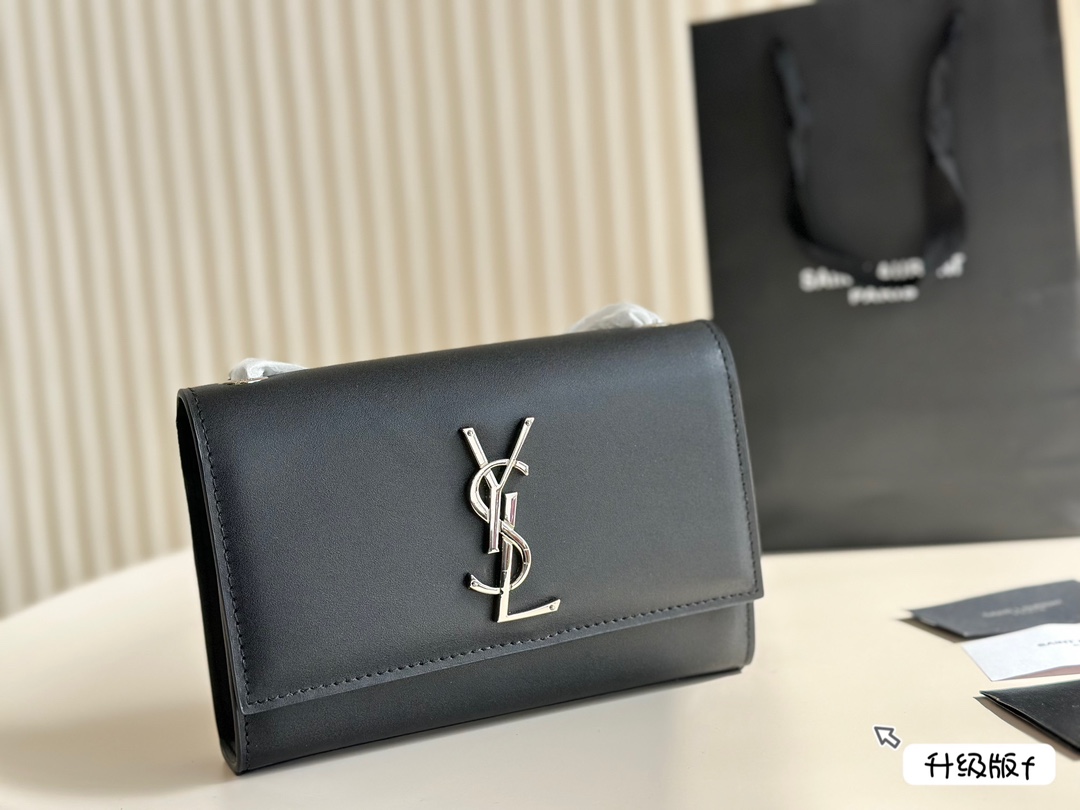 YSL kate chain tassel textured bag