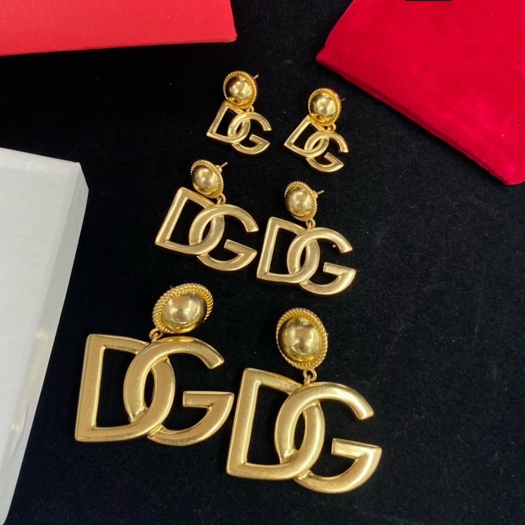 Dolce & Gabbana letter earrings