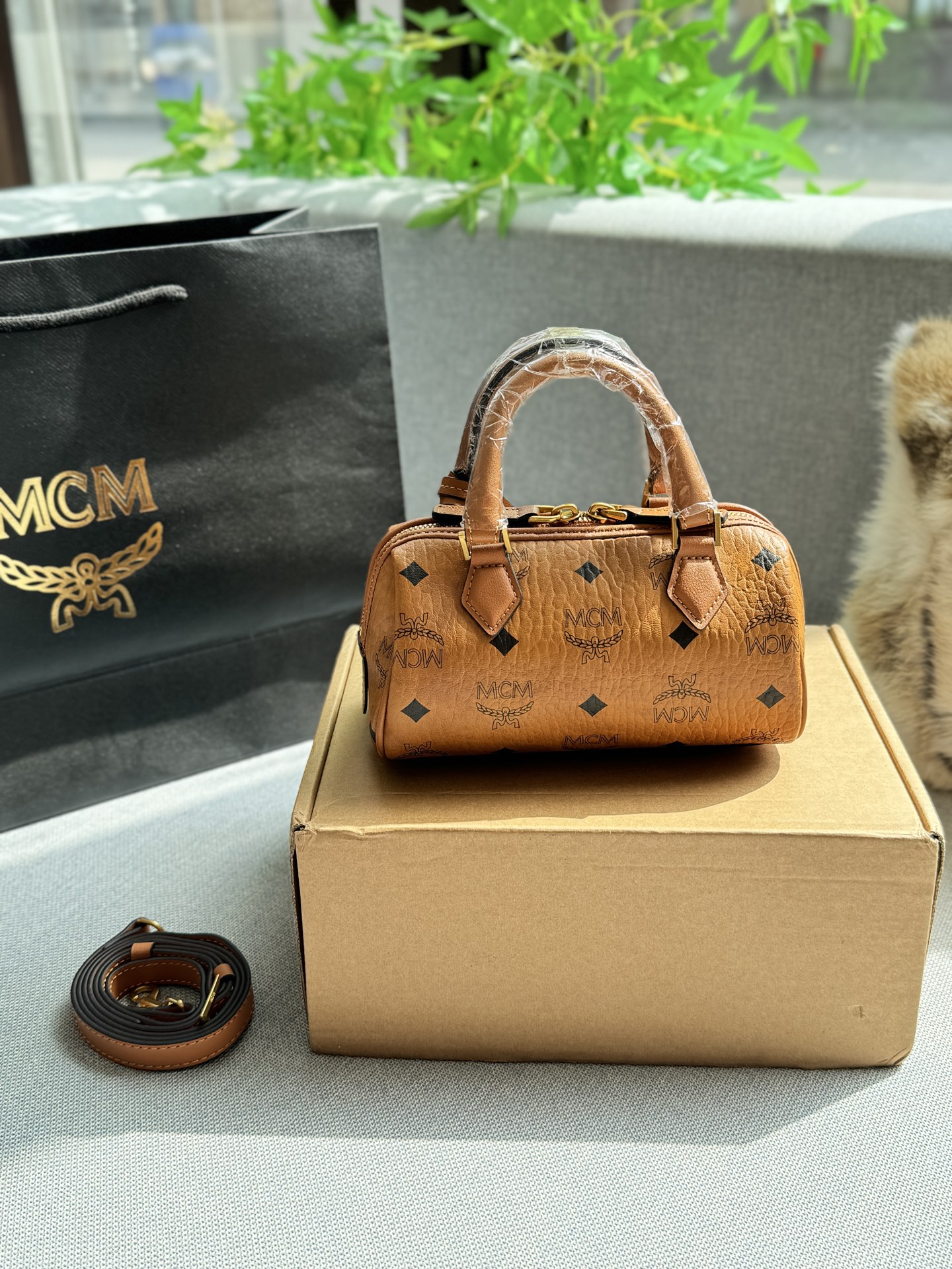 MCM Boston crossbody shoulder bag