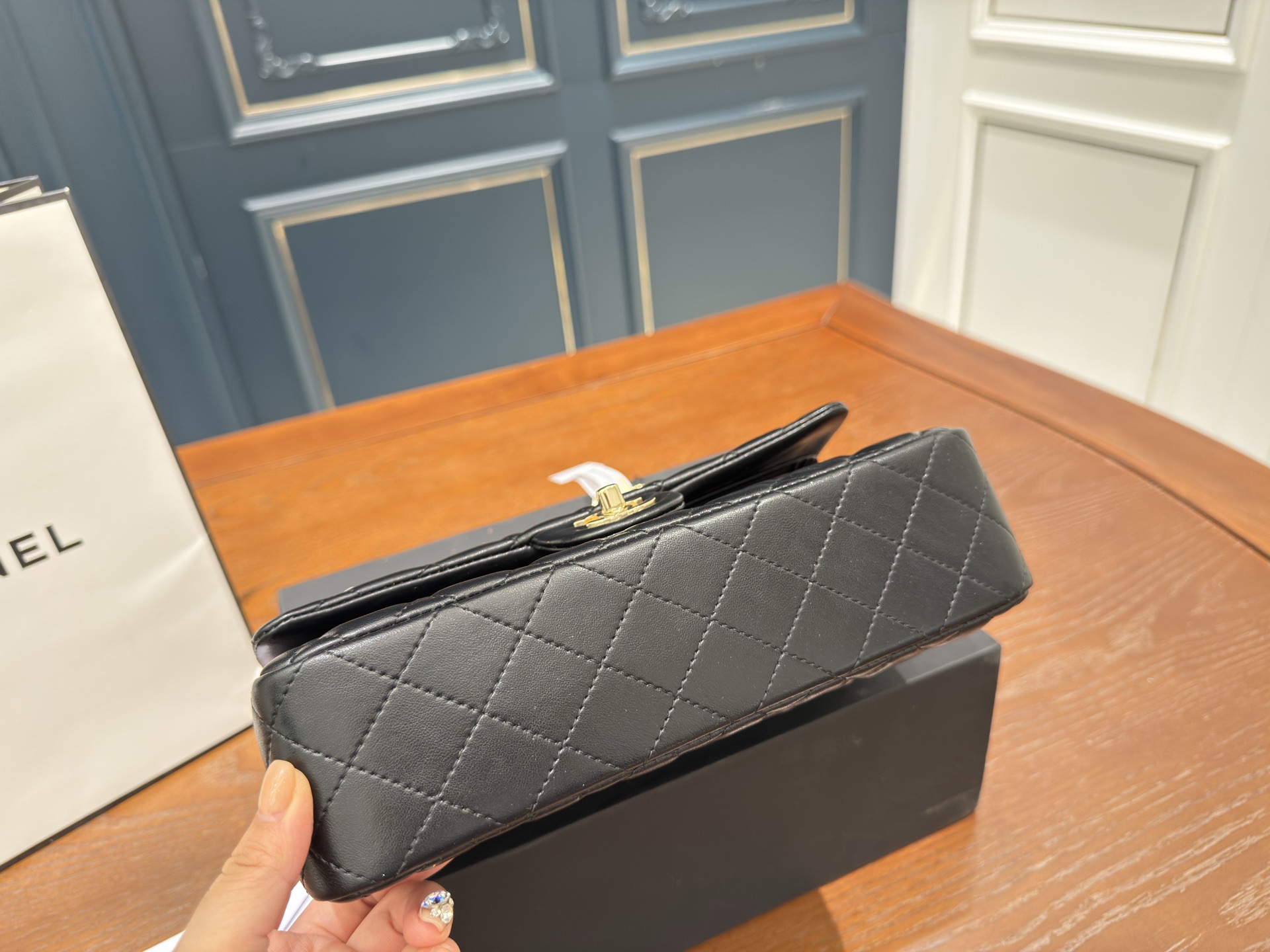 Chanel cf shoulder crossbody bag