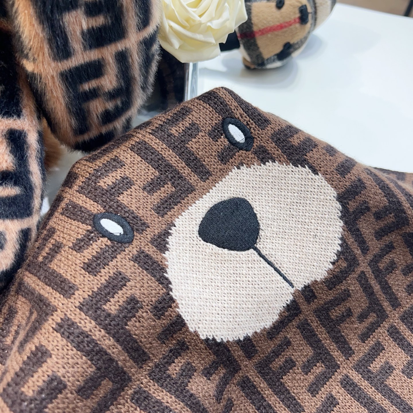 Children's Clothing FD Bear Nose Pullover Sweater