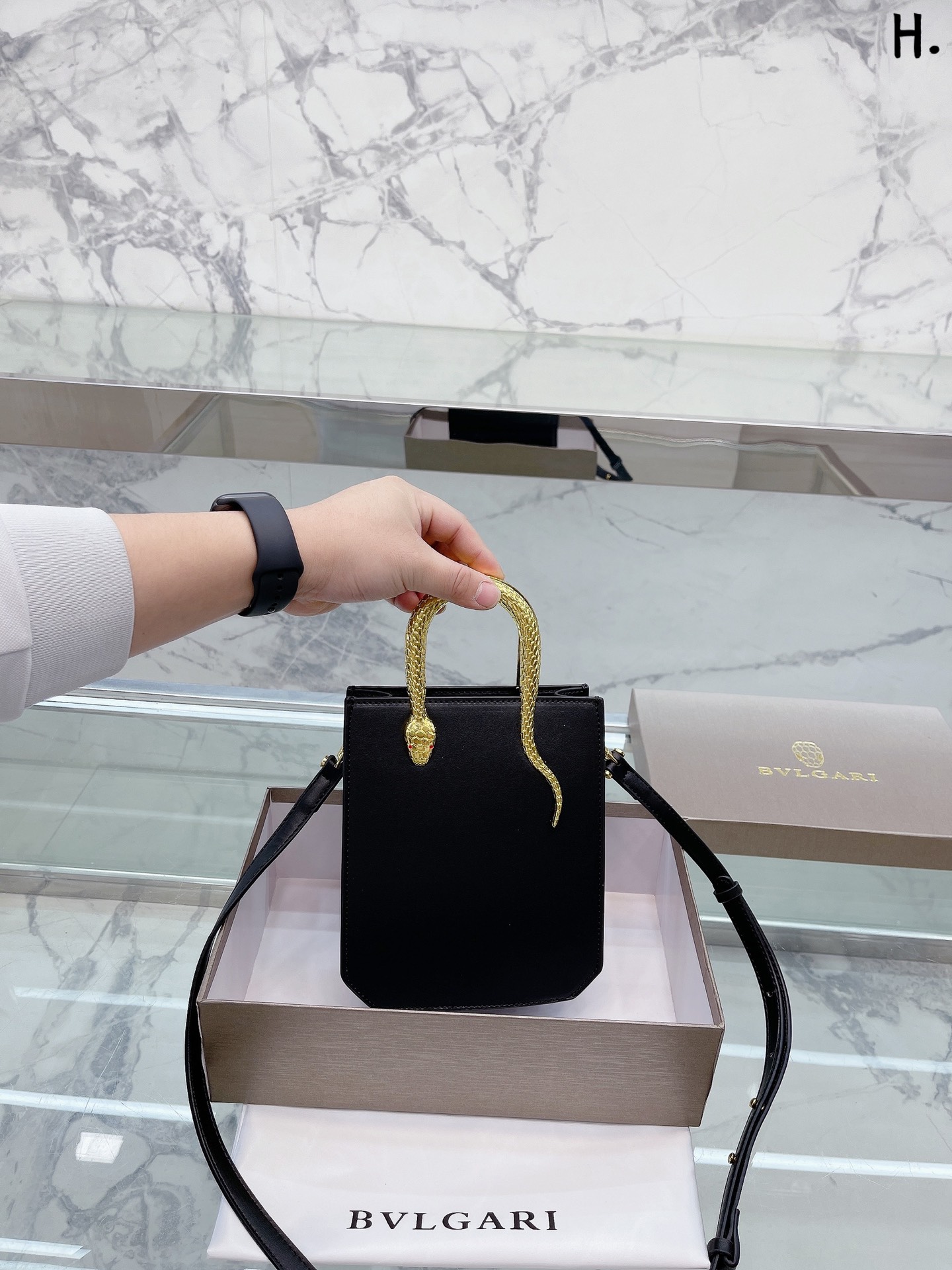 Bvlgari SERPENTINE POUCH handbag shoulder bag